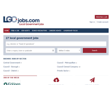 Tablet Screenshot of lgcjobs.com